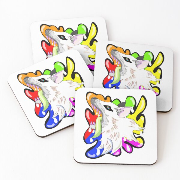Item preview, Rainbow Goat Burst Colorful Psychedelic Splash Graphic designed and sold by Daxinelilit.