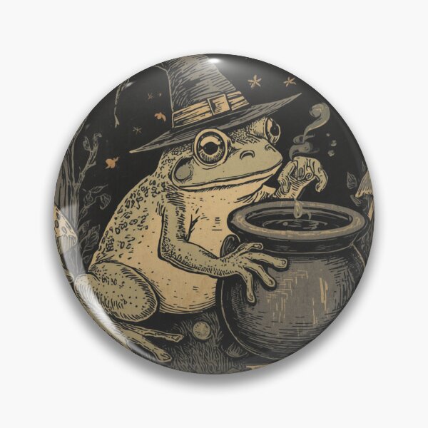 Item preview, Cottagecore Frog Witch designed and sold by ChicTrendz.