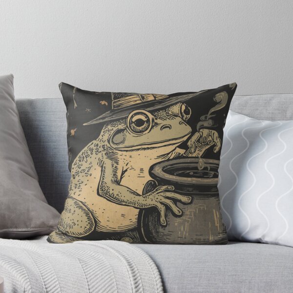 Artikelvorschau, Cottagecore-Froschhexe entworfen und verkauft von ChicTrendz.