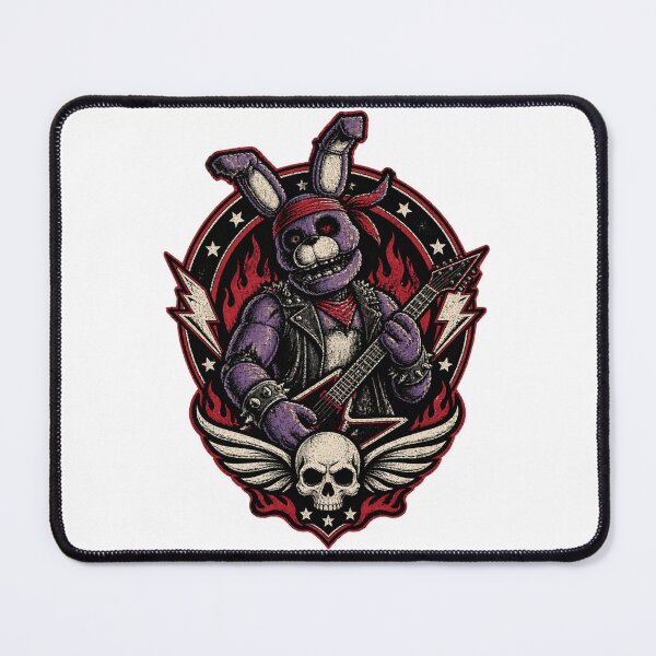 Item preview, Motley Crue Inspired Bonnie Character Design from Five Nights at Freddy's designed and sold by Sonicify.