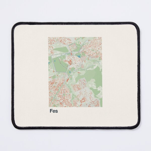 Item preview, Fes Minimalistic Map Art designed and sold by MapsNerd.