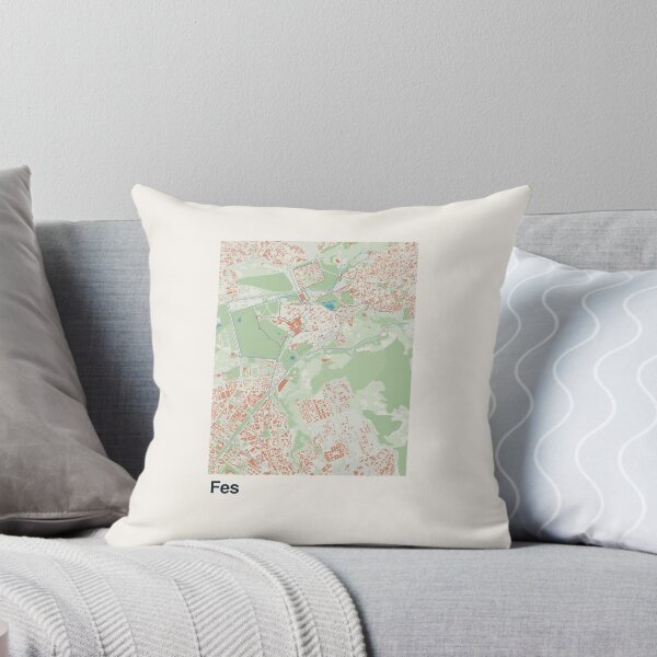 Artikelvorschau, Minimalistische Kartenkunst aus Fes entworfen und verkauft von MapsNerd.