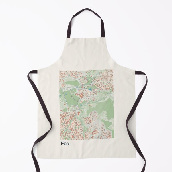 Item preview, Fes Minimalistic Map Art designed and sold by MapsNerd.