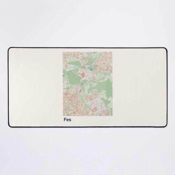 Item preview, Fes Minimalistic Map Art designed and sold by MapsNerd.