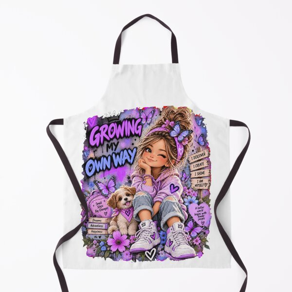 Item preview, Growing My Own Way – Little Girl, Big Dreams designed and sold by MONIKA08 DESIGN.