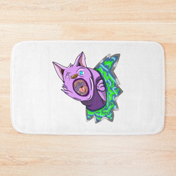 Item preview, Purple Bat Shout Screaming Horror Vampire Portrait Graphic designed and sold by Daxinelilit.
