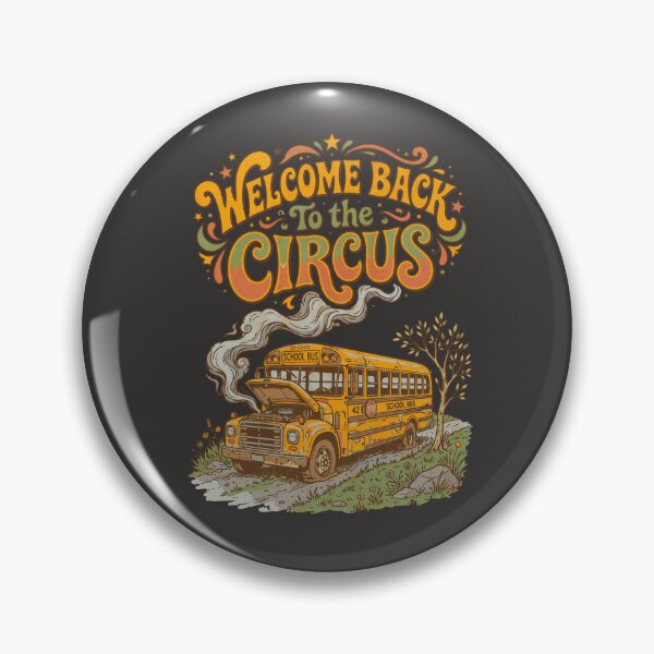 Item preview, Broken school bus, teachers, groovy retro aesthetic - Dark Colors Edition designed and sold by Shyla Marsare.
