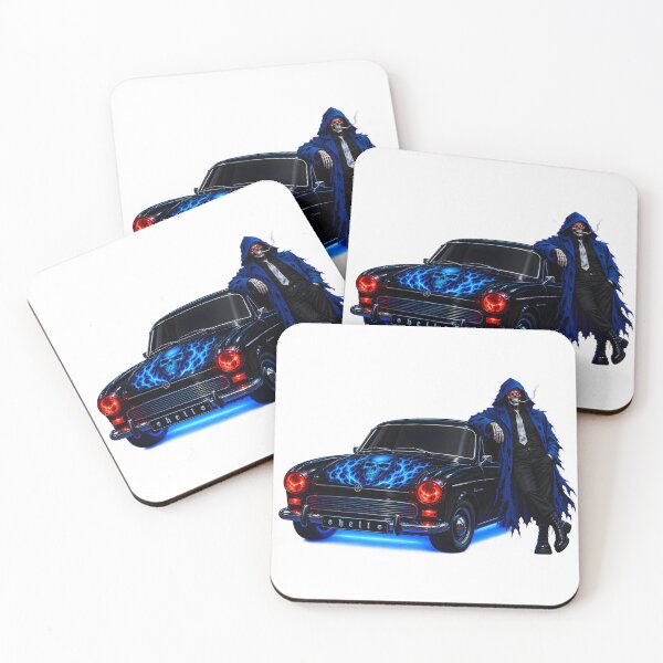 Item preview, skeleton and haunted car 2 designed and sold by natalik2024.