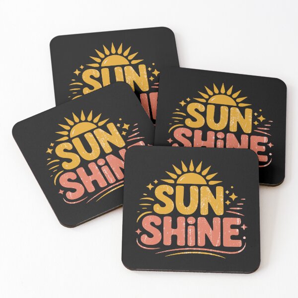 Item preview, Sunshine Retro Vintage Sun Sparkles Typography designed and sold by TRTrendyHouse.