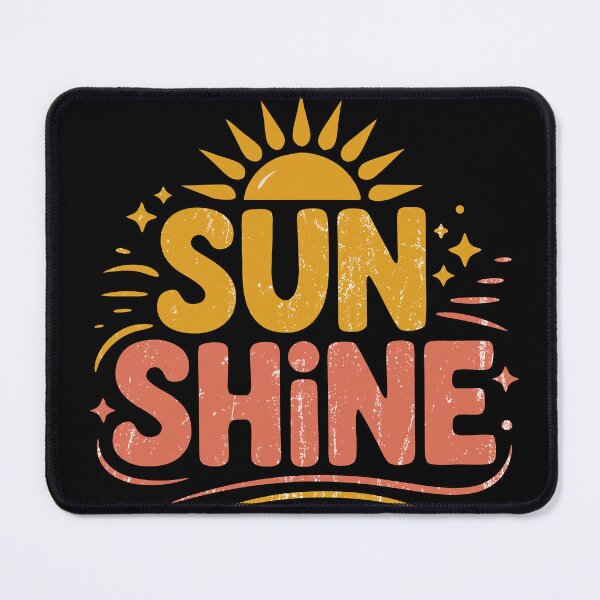 Item preview, Sunshine Retro Vintage Sun Sparkles Typography designed and sold by TRTrendyHouse.