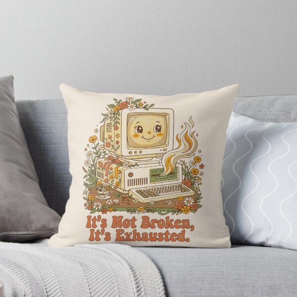 Item preview, Vintage technology, work stress, retro groovy aesthetic - Light Colors Edition designed and sold by Shyla Marsare.