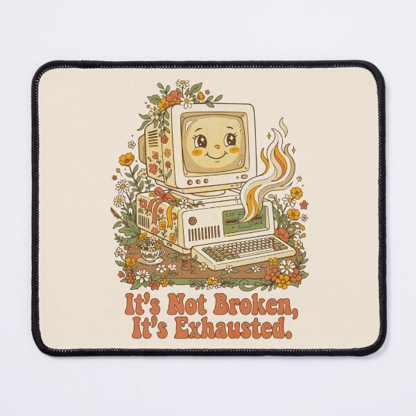 Item preview, Vintage technology, work stress, retro groovy aesthetic - Light Colors Edition designed and sold by Shyla Marsare.