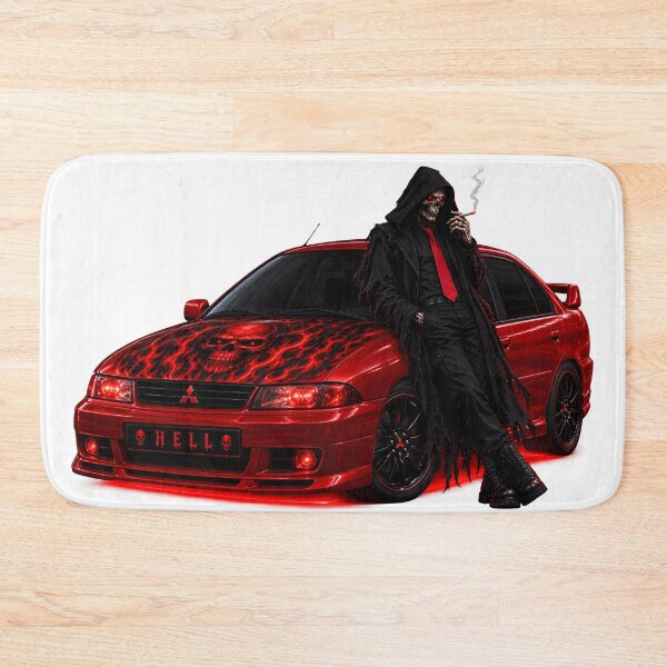 Item preview, skeleton and haunted red car 2 designed and sold by natalik2024.