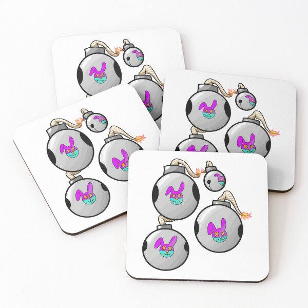 Item preview, Bubble Skull Trio Funny Pink Bunny Bomb Graphic designed and sold by Daxinelilit.