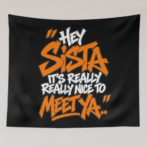 Item preview, hey sista its really really nice to meet ya designed and sold by dianadouri.