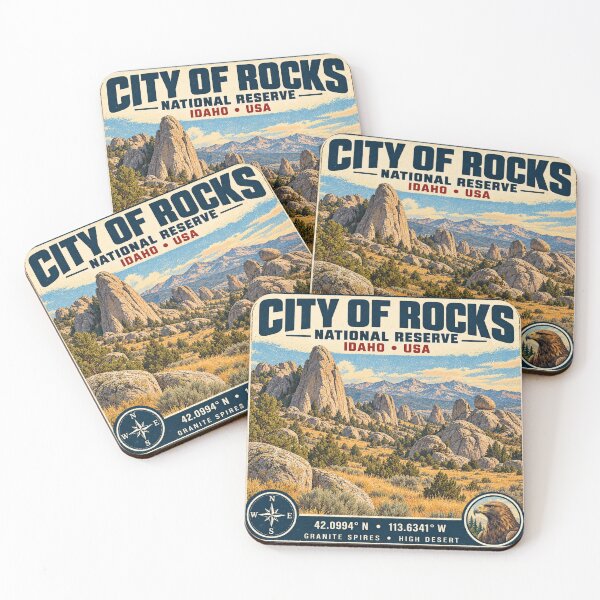 Item preview, City of Rocks Idaho Vintage Adventure designed and sold by naturalsurvival.