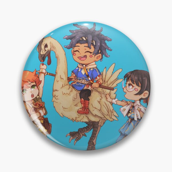 Item preview, Pegatina chibi de Cai, Peter y Tialla de Fire Emblem Fortune's Weave designed and sold by Kryomax_.