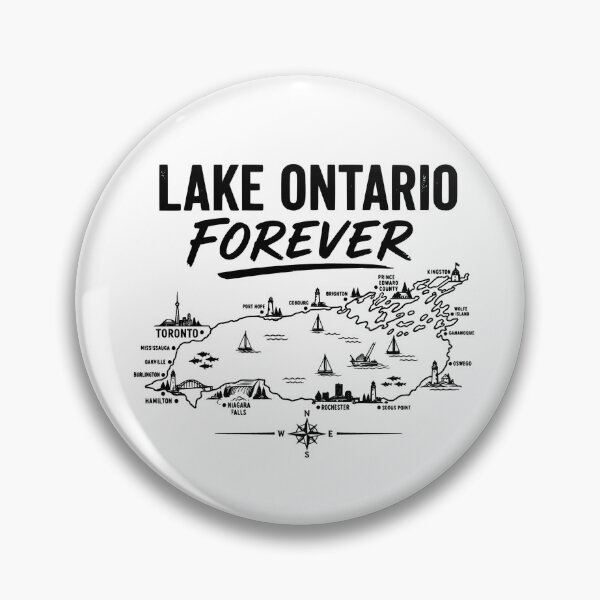 Item preview, Lake Ontario Forever – Great Lakes Travel Lakeside Adventure Nature Lover designed and sold by Rtcraftani.