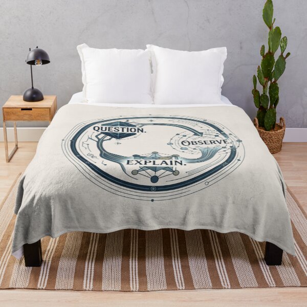 Item preview, Question Observe Explain Science Research Scientific Thinking Design designed and sold by Amr Darwish Graphic designer.