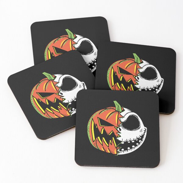 Item preview, Split Pumpkin King Skull Halloween Jack-o-lantern designed and sold by cerima.
