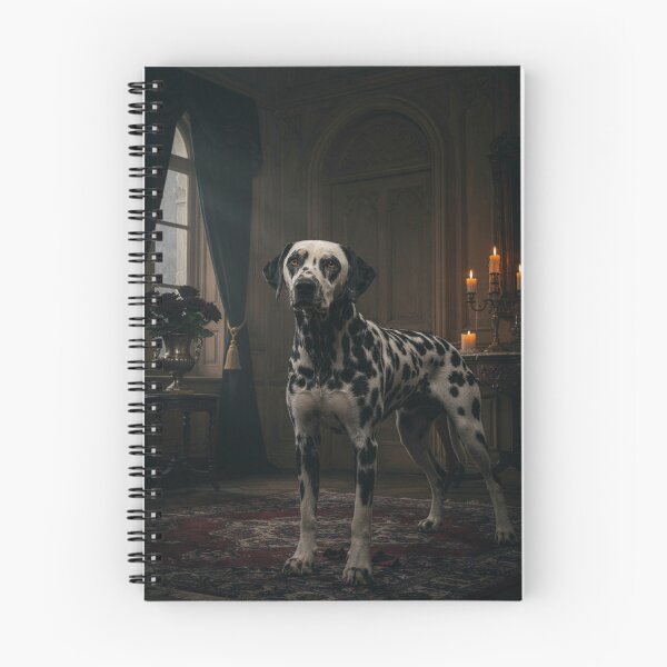 Item preview, Gothic Dalmatian Portrait in a Victorian Mansion designed and sold by JanjjaSoulInk.