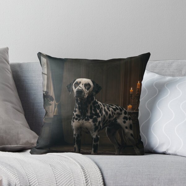 Item preview, Gothic Dalmatian Portrait in a Victorian Mansion designed and sold by JanjjaSoulInk.