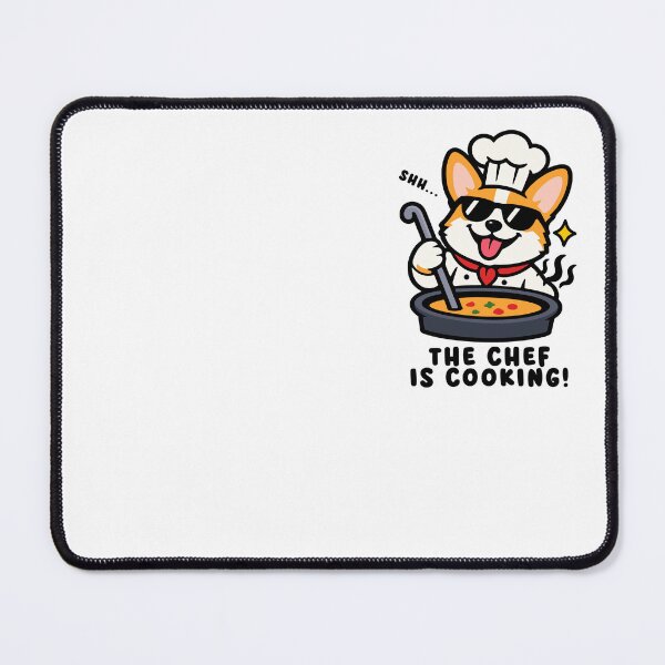 Item preview, The Chef Is Cooking Corgi designed and sold by MySimpleFlow.