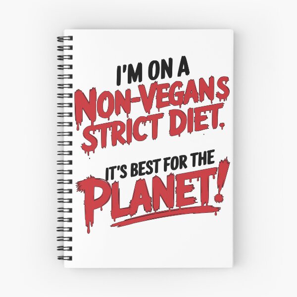 Item preview, Non Vegans Strict Diet Vegan Slogan Typography designed and sold by Veganizer.art.