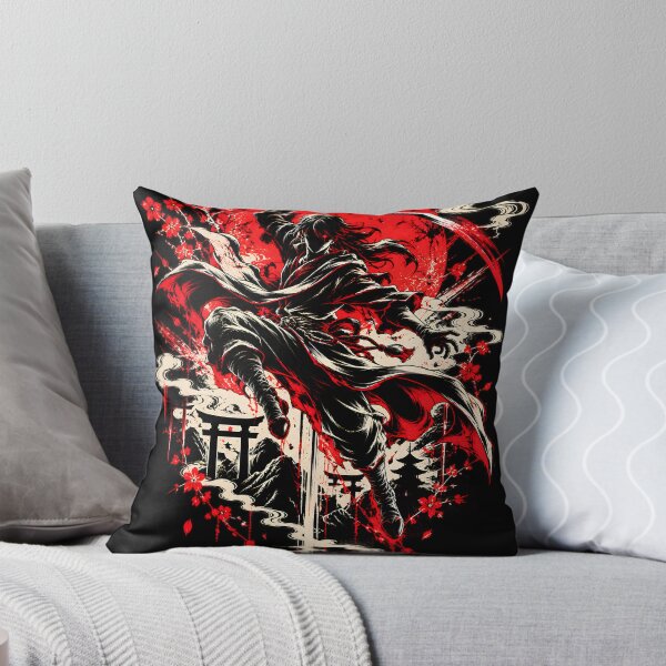 Item preview, Crimson Ronin Samurai Japanese Warrior Art designed and sold by QubekShop.