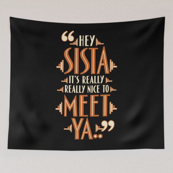Item preview, hey sista its really really nice to meet ya designed and sold by dianadouri.