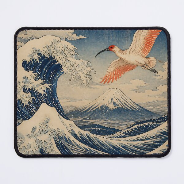 Item preview, 富士山と朱鷺 designed and sold by KenkonittekiTT.