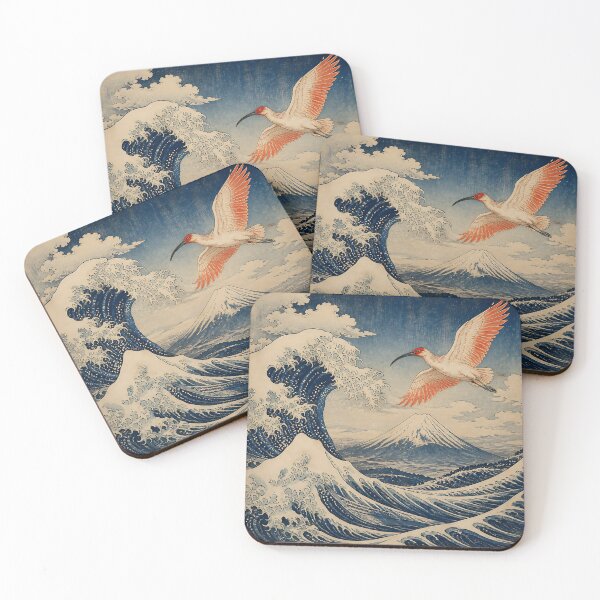 Item preview, 富士山と朱鷺 designed and sold by KenkonittekiTT.