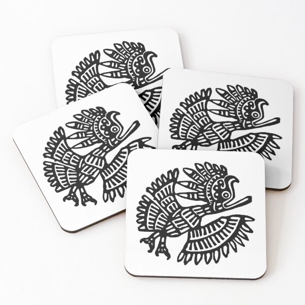Item preview, Traditional Mayan Art Drawing designed and sold by colliophoto.