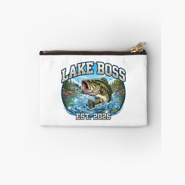 Item preview, Lake Boss Largemouth Bass Fishing Emblem designed and sold by one-offtees.