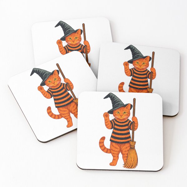 Item preview, Spooky Wizard Cat Halloween Sticker designed and sold by MagicTheDog.