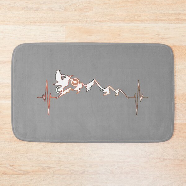 Item preview, Motorcycle Dirt Bike Mountain Heartbeat designed and sold by Jewelryrodge.