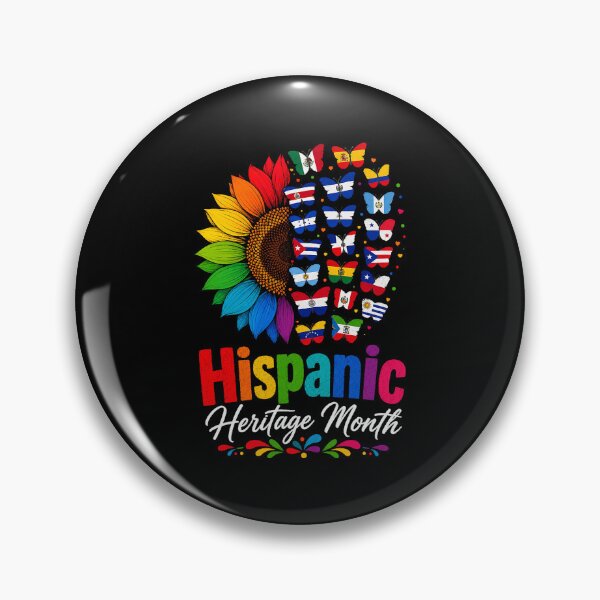 Item preview, Hispanic Heritage Month Sunflower Flags Latino Pride designed and sold by cerima.