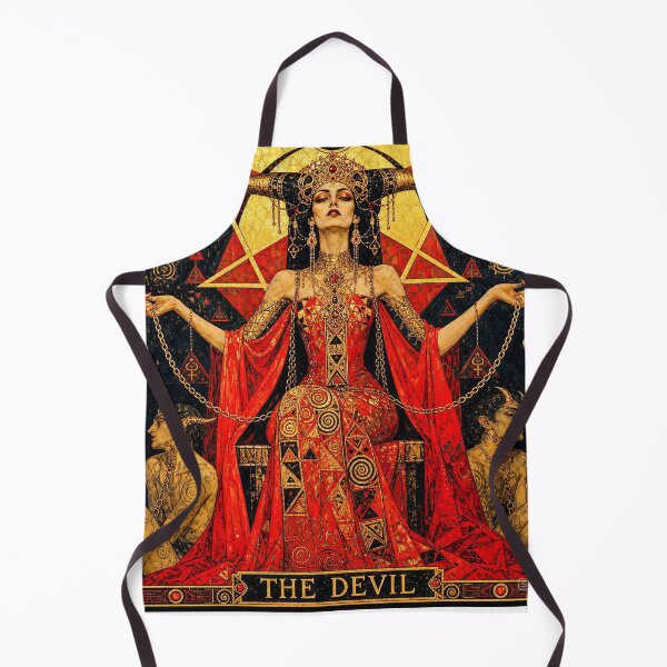 Item preview, The Devil, Chains of Desire | Mysteries of the Golden Tarot designed and sold by Stoneflower-Art.