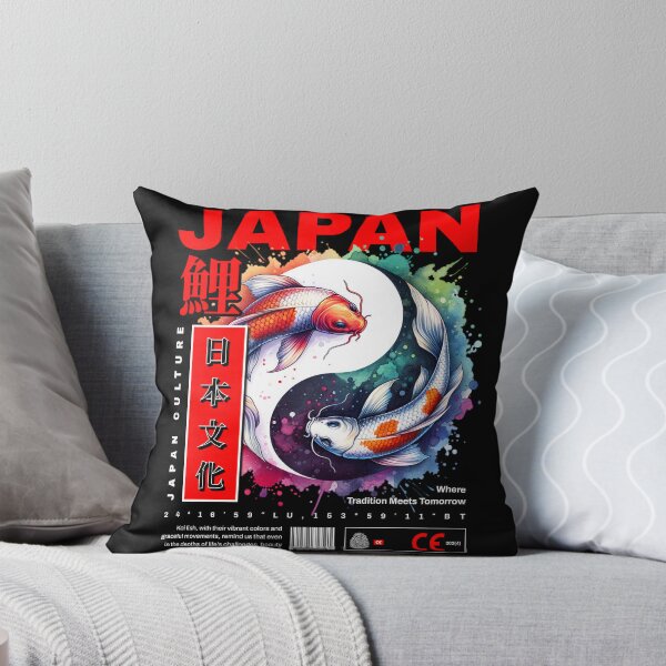 Item preview, Japanese Koi Fish Yin Yang Cultural Art designed and sold by QubekShop.