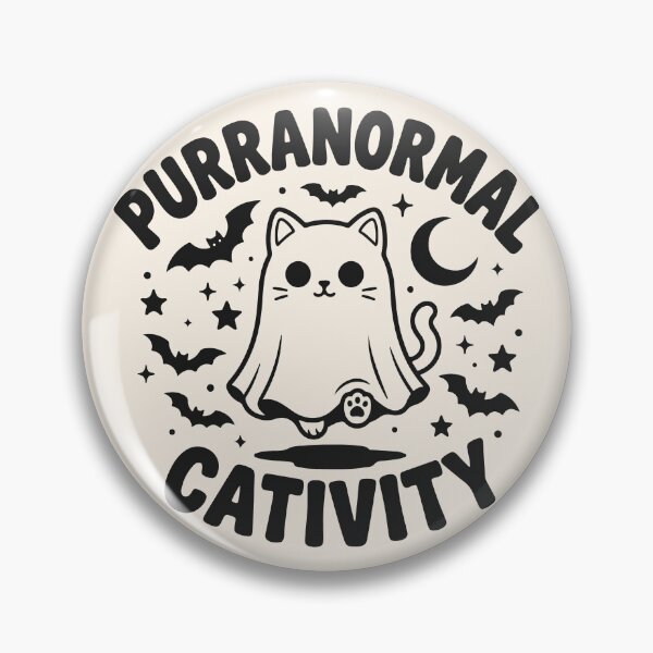 Item preview, Funny Purranormal Cativity Spooky Ghost Cat designed and sold by legendaryskins.