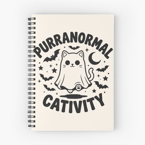 Item preview, Funny Purranormal Cativity Spooky Ghost Cat designed and sold by legendaryskins.
