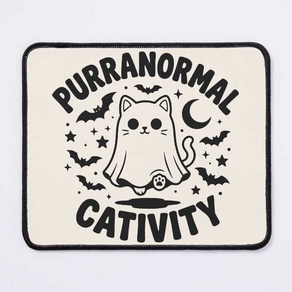 Item preview, Funny Purranormal Cativity Spooky Ghost Cat designed and sold by legendaryskins.