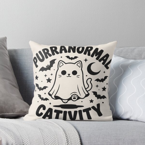 Item preview, Funny Purranormal Cativity Spooky Ghost Cat designed and sold by legendaryskins.