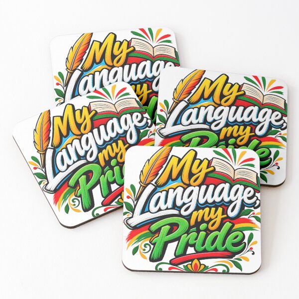 Item preview, My Language My Pride Typography designed and sold by Design Sounds Studio.