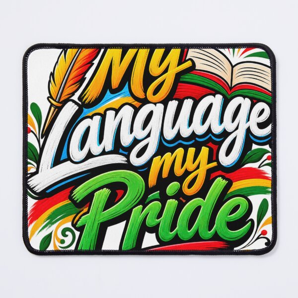Item preview, My Language My Pride Typography designed and sold by Design Sounds Studio.