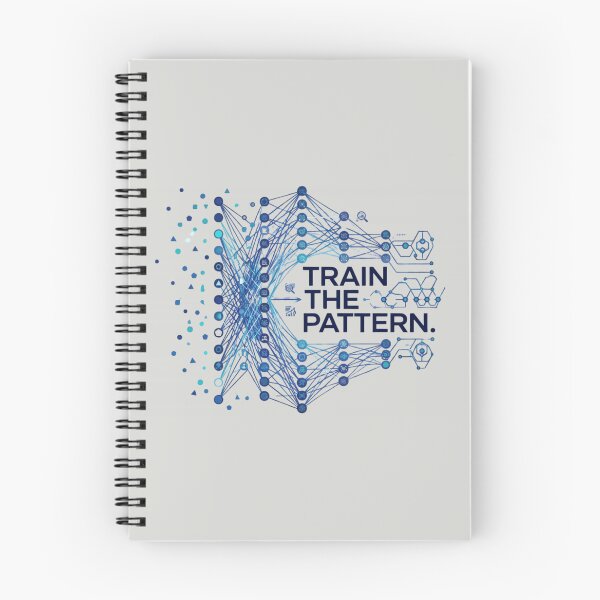 Item preview, Train the Pattern Machine Learning Artificial Intelligence Design designed and sold by Amr Darwish Graphic designer.