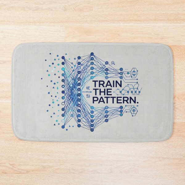 Item preview, Train the Pattern Machine Learning Artificial Intelligence Design designed and sold by Amr Darwish Graphic designer.