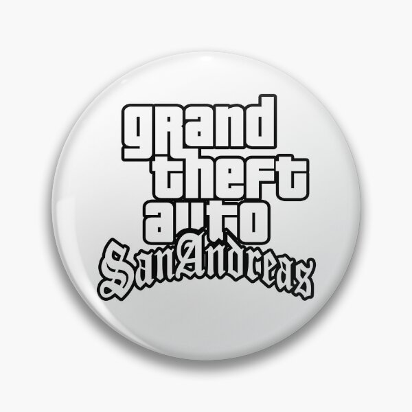 Artikelvorschau, GTA Grand Theft Auto Logo San Andreas SA entworfen und verkauft von BubblePopRed.