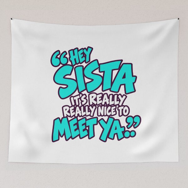 Item preview, hey sista its really really nice to meet ya designed and sold by dianadouri.