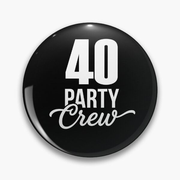 Item preview, 40 Years Party Crew for 40 Birthday Party with Friends designed and sold by Trenddesigns24.